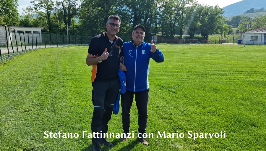 Stefano Fattinnanzi con Mario Sparvoli
