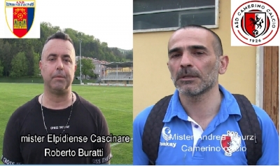 Il big match Camerino - Elpidiense Cascinare finisce a reti bianche. VIDEO GARA E INTERVISTE