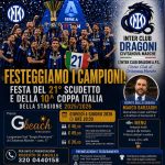 Serata speciale dedicata ai successi dell’Inter