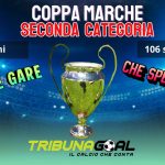 Coppa Marche di Seconda Categoria:  32 Gironi e il programma della Prima Giornata